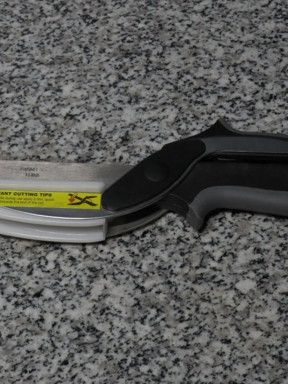 Clever Cutter 2-in-1 Knife & Cutting Board Stainless Steel,Dishwasher Safe - New